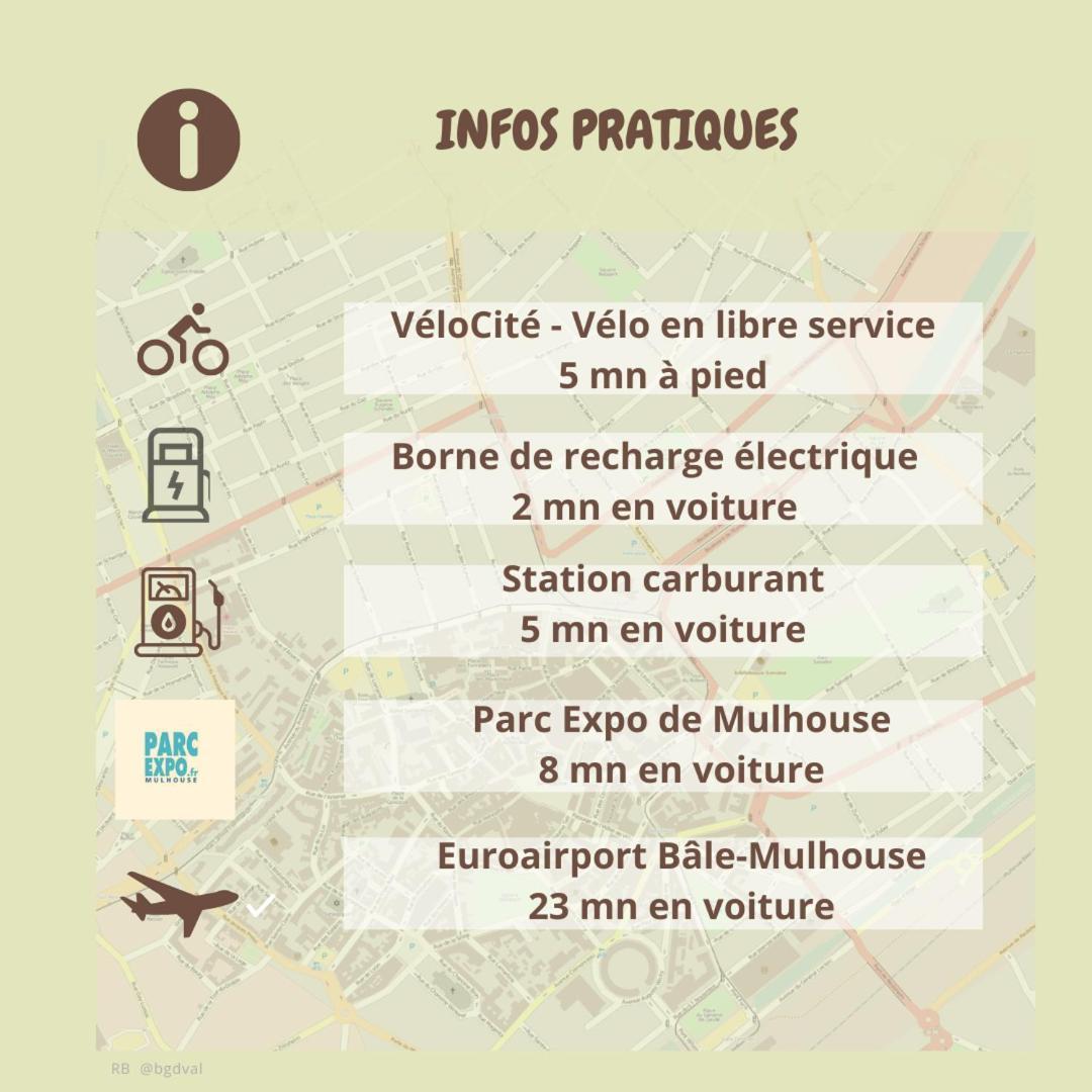 Apartment Rb-2g - F2 Au 2eme Etage A De 1 A 2 Pers Mulhouse